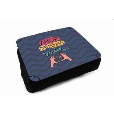 Imagem de Almofada Bandeja Laptop use Quarto Amor da Minha Vida - Deluzz