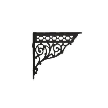 Imagem de Cantoneira Mão Francesa Nº02 Ferro Fundido 28x35cm - Rig Fundidos