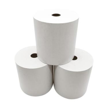 Imagem de Bobina Térmica KPH Sat Branco 80mm x 80mm - 80m 14 rolos - Autopel