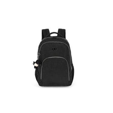 Imagem de Mochila Juvenil Costas Crinkle Laptop Up4you 020727, Preto