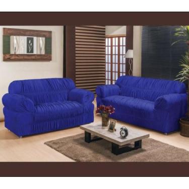 Imagem de Capa para sofa king 2 e 3 lugares malha gel elasticada - MAYRA ENXOVAI