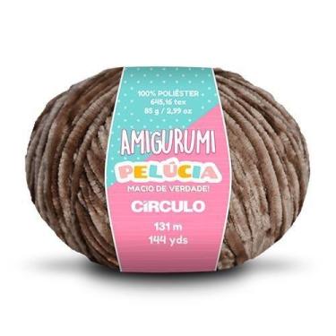 Imagem de Fio Amigurumi Pelúcia 131 metros - Círculo, 7541 ganache