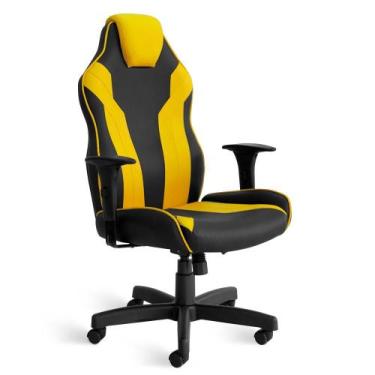Imagem de Cadeira Gamer Obeso Plus Size Giratória Relax PT/AM - Flex Cadeiras