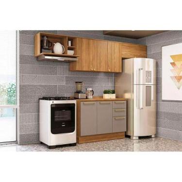 Imagem de Kit Cozinha Modulada 5 Peças Botanic (3Aéreos+1Balcão+1Complemento) M6