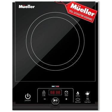 Imagem de Cooktop Elétrico de Indução Portátil com Detecção Automática de Panela 110V 1800W, Mueller Austria, Preto