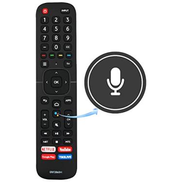 Imagem de PERFASCIN ERF2B60H Controle remoto de voz substituído adequado para Hisense TV 55H9F1 55H9G 55Q7G 65H8F 65H8G 40H5609 40H56G 43H6570F 50A6501EU 50H6510G 50H6570F 50H650H 8F 50H 8G 50Q7G 50Q8G