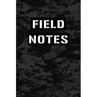 Imagem de Field Notes: A Multicam Black Camo Log Notebook Journal for Airsoft, Hunting, Military, or School - 6"x9" - 50 Lined White Pages