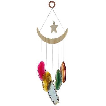 Imagem de Rockcloud — Estatueta de decoração de jardim doméstico com chifres de geodos e ventos