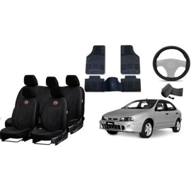 Imagem de Conjunto de Capas para Carro Brava 99-04 + Tapete e Volante - aero pri