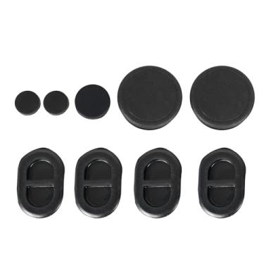 Imagem de Hooke Road JL Tampões de porta traseira chassi ralo de piso rolha de borracha moldura frontal kit de tampas de furo de tubo para Jeep Wrangler JL 2018-2025 e Unlimited 2/4 portas