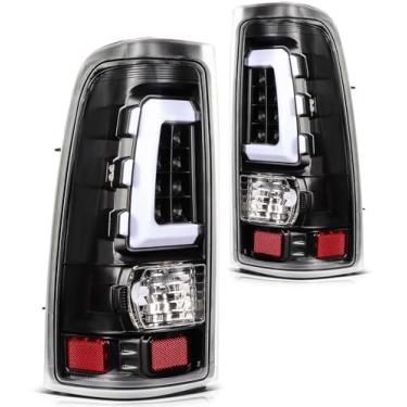 Imagem de SCITOO Conjunto de luz traseira LED compatível com 2003-2006 para Chevy Silverado 1500/1500HD/2500/2500HD 2004-2006 para Silverado 3500 2007 para Silverado Classic Black Housing Smoke Lens Par de