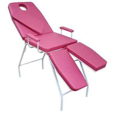 Imagem de Maca Estética Massagem Bi-Perna Com Orifício facial e Braços