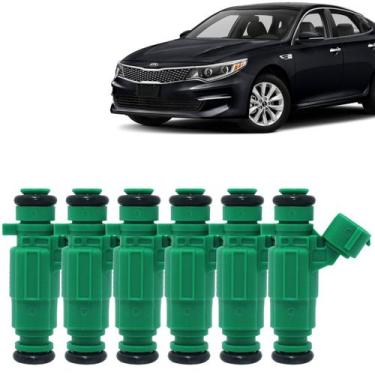 Imagem de 6 bicos injetores santa fé tucson sonata sportage 9260930004 - CIE IMP