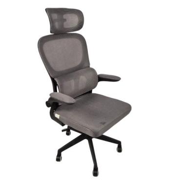 Imagem de Cadeira Escritório Presidente Giratória Ergonômica Tela Mesh - Optimal