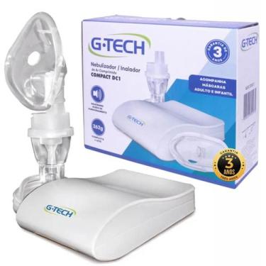 Imagem de Nebulizador e inalador ar comprimido compact dc1 - GTECH, Bivolt