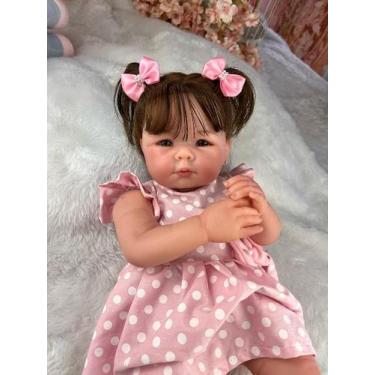 Imagem de Bebe reborn menina princesa corpo silicone pode tomar banho - Mundo Az