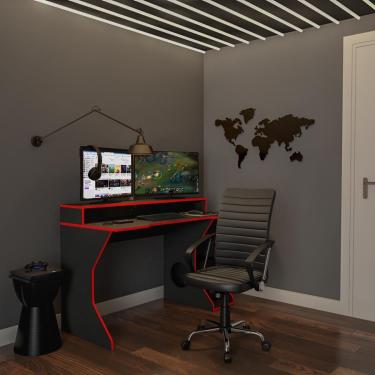 Imagem de Cadeira de Escritório Diretor Giratória Leiden Preta