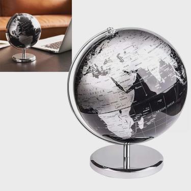 Imagem de Globo Terrestre Musical Giratorio Toca Musica Mapa Mundi Mesa Escritorio Enfeite Decoração Quarto Sala Geografia Viagem Interativo