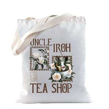 Imagem de TSOTMO Sacola de chá Jasmine Dragon Tea Shop para fãs de filmes Tio Iroh Presente Amante Anime, Tea Shop