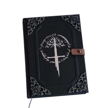 Imagem de Caderno Feito à Mão Grimório Senhor dos Anéis LOTR - Espada Narsil A5 