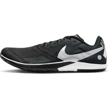 Imagem de Nike Tênis de corrida Rival Waffle 6 Road and Cross-Country (DX7998-100, branco/preto-platina pura), Preto/prata metálica, cinza fumê, 43
