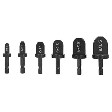 Imagem de Conjunto de Brocas de Ferramenta de Estampagem de 6 Peças, Expansor de Tubo de Aço de Rolamento para Tubos de Cobre e Alumínio, Vários Tamanhos para Instalação de Ar Condicionado