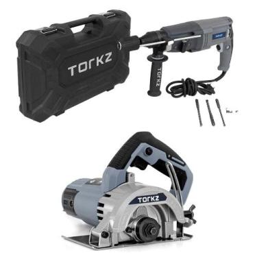 Imagem de Martelete Perfurador Rompedor TRE0002 com Maleta e acessórios e Serra 