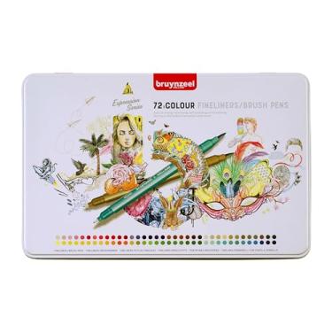 Imagem de Royal Talens Bruynzeel Expression Conjunto de 72 canetas sortidas de ponta fina/pincel (60325072)