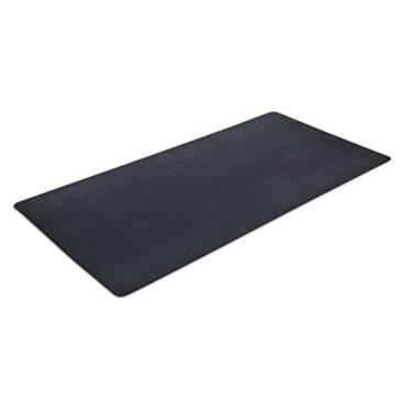 Imagem de MotionTex Tapete de equipamento de exercício para esteira, máquina de remo, elíptico, equipamento de fitness, proteção de chão de academia em casa, 91,44 cm x 182,88 cm, preto