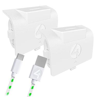Imagem de 4Gamers SX-C8 X Twin Play & Charge Battery Pack Compatible with XBOX Series S and XBOX Series X consoles - White