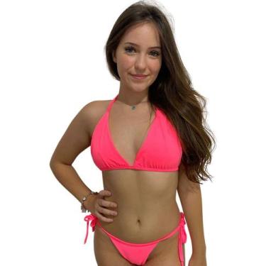 Imagem de Biquíni Cortininha De Amarrar Feminino Sem Bojo Cavado - Look Dreams, 