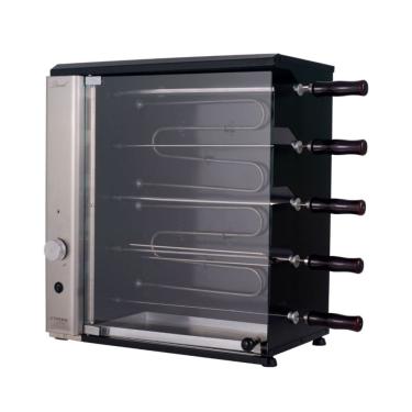 Imagem de Churrasqueira Elétrica de Bancada Vertical 5 Espetos 127v Stand Titan