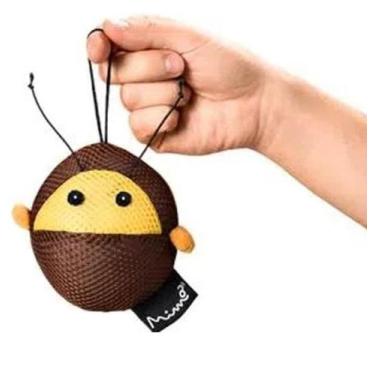 Imagem de Bolinha pet tecido com barulho de amassado Mimo Abelinha PP221