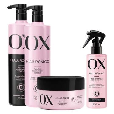 Imagem de Kit Ox Hialurônico Completo 500ml - OX COSMÉTICOS