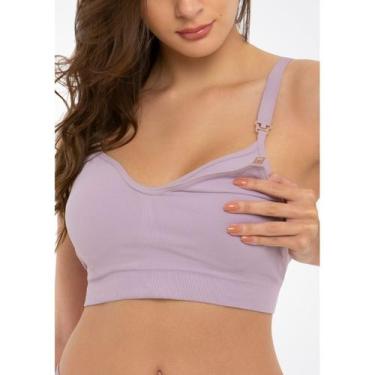 Imagem de Sutiã feminino trifil amamentação top microfribra sem bojo co1323, 42,