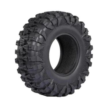 Imagem de Pneus De Borracha De 2,2" Para 110 RC Rock Crawler Traxxas TRX4 TRX-6 