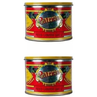 Imagem de Manteiga Mineira PATRICIA com sal, sem Corante e sem Conservante, Kit 2 Latas, 500g cada