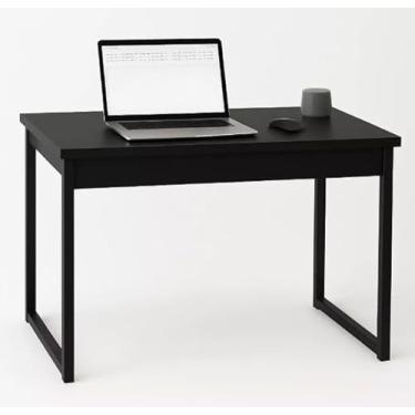 Imagem de Mesa Escrivaninha Industrial Escritório Home Office - Rede Móveis (PRETO/PRETO)