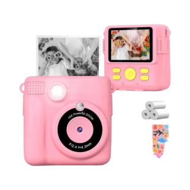 Imagem de Câmera Digital Infantil Com Impressão Instantânea, Câmera De Impressão