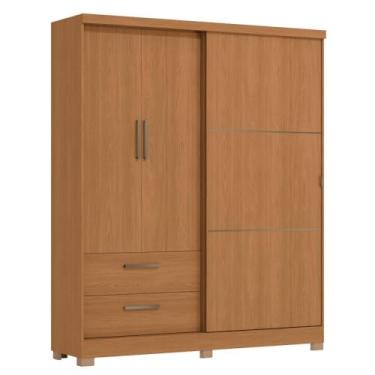 Imagem de Guarda Roupa/Roupeiro Kappesberg C533-CN 3 Portas 2 Gavetas 218x180x50cm
