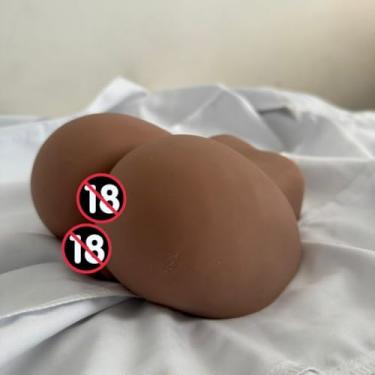 Imagem de Masturbador Masculino Vagina Realista e Anus Boneca Sexual Bunda Morena (Negra)