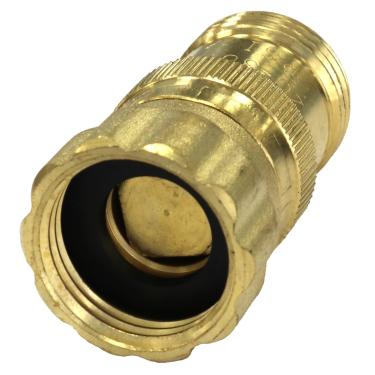 Imagem de Vibrant Yard Co. LLC Regulador de pressão de 25 psi para sistema de irrigação por gotejamento com rosca de mangueira – latão resistente sem chumbo