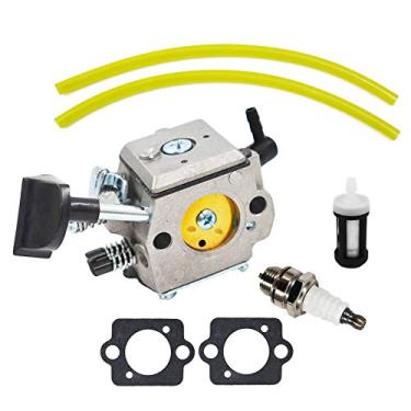 Imagem de waltyotur Substituição de carburador para Stihl BR320 BR320L BR340 BR340L BR380 BR400 BR420 BR420C SR320 SR340 SR380 SR400 SR420 Ventilador de mochila com filtro de linha de combustível vela de