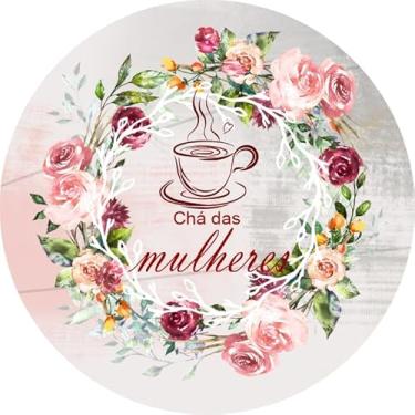 Imagem de Painel Festa Redondo C/Elastico 1,50m Chá das Mulheres (CHMULH017)