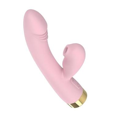 Imagem de Vibrador Rabbit Flexível, Silicone Médico Scaleid, 19cm x 3cm, 12 Modos de Vibração e Pulsação, Recarregável, Estimulador Sugador de Clitóris e Ponto G