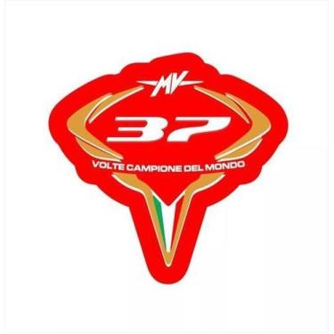 Imagem de Adesivo Compatível Mv Agusta F4 37 Italia Comemorativo Ag004 - Spts