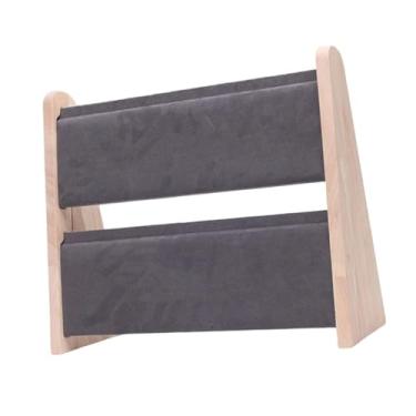 Imagem de Deevoka Suporte para colar, suporte para joias, loja de venda em casa, exposição, balcão, organizador de joias, para colar, 2 níveis, Cinza