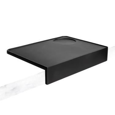 Imagem de Tapete de café expresso, silicone premium de 0,8 cm de espessura, base antiderrapante 19,8 cm x 15,2 cm, grau alimentício, impermeável e resistente ao calor para casa e cafeterias