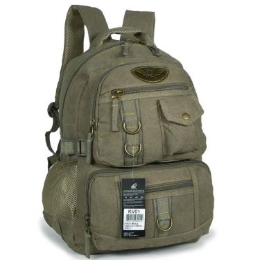 Imagem de Mochila lona 30 L keuven kv01 reforçada escolar trabalho