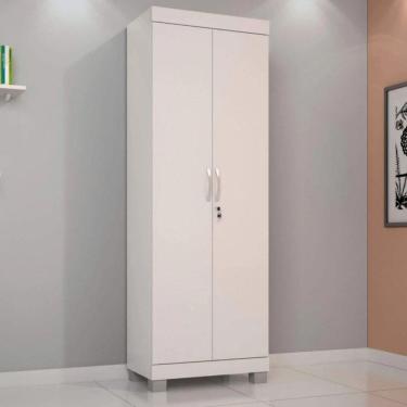 Imagem de Armário Multiuso Mucuri Candian Com Chave Jcm Branco